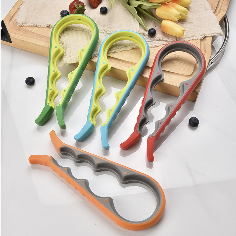 Multifunctional Jar Opener & Bottle Opener - Non-Slip Kitchen Aid - Ideal for the Elderly & Weak Hands - Green - Image 5