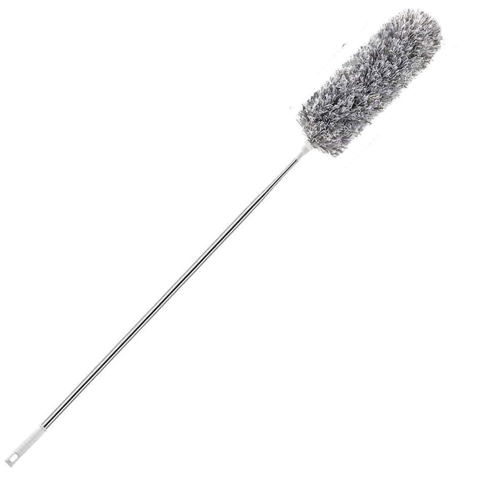 Telescopic Feather Duster - Extendable up to 280 cm - Feather Ball & Dusting Brush - Microfiber - Reach High Ceilings Without a Ladder - Image 1