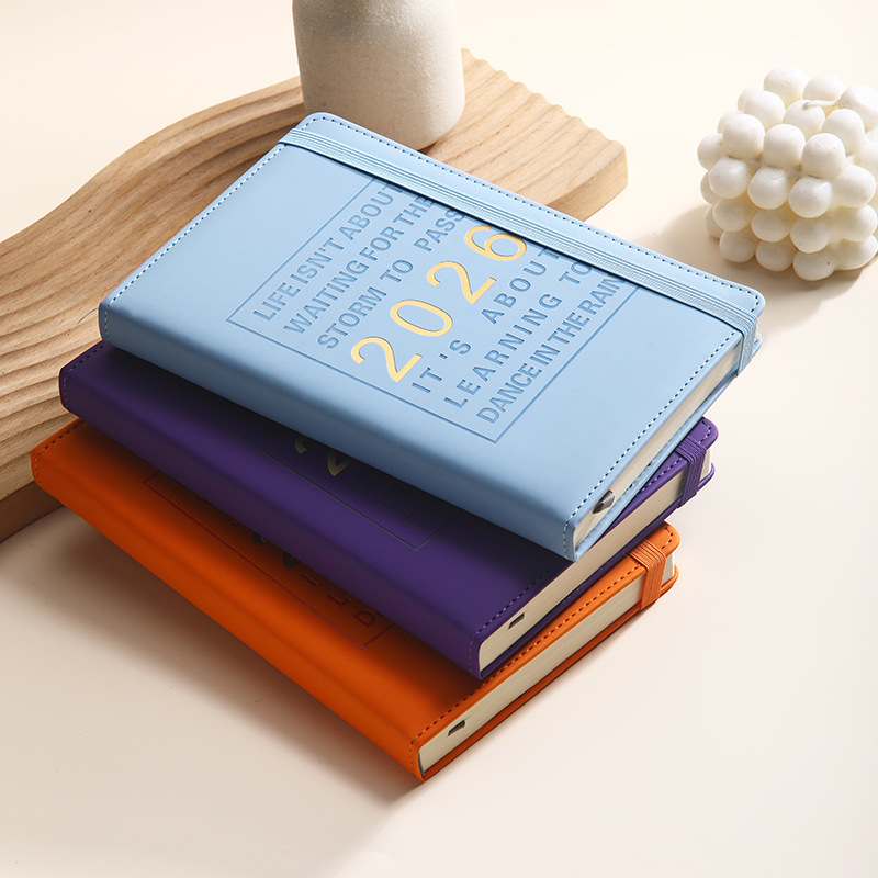 Agenda 2026 - Daily Agenda & Planner - A5 Format - 365 Day Overview - Hardcover - [Light Blue] - Image 5