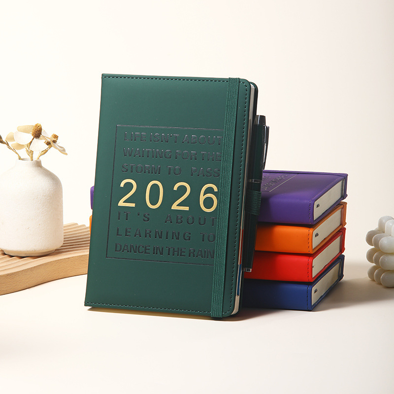 Agenda 2026 - Daily Agenda & Planner - A5 Format - 365 Day Overview - Hardcover - [Pink] - Image 4