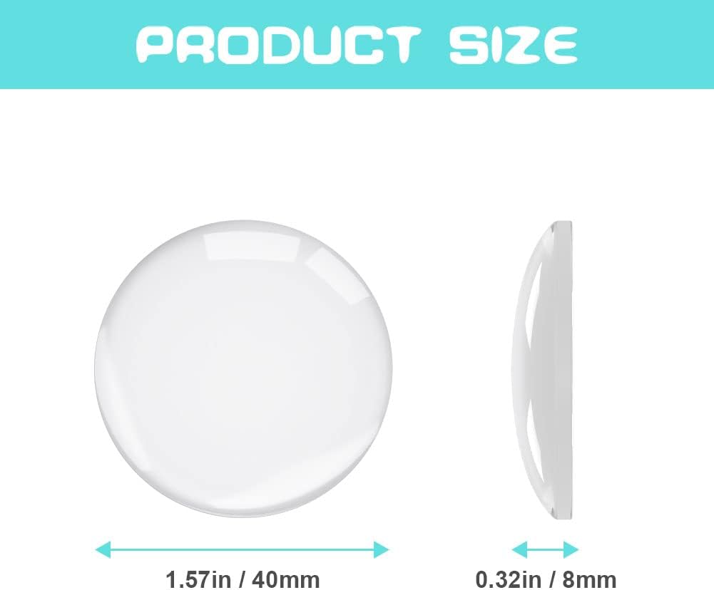 Door Stopper Wall Transparent - Set of 6 - Ø 4 cm - Self-adhesive Door Buffers - Wall Protection against Door Handles - Image 2