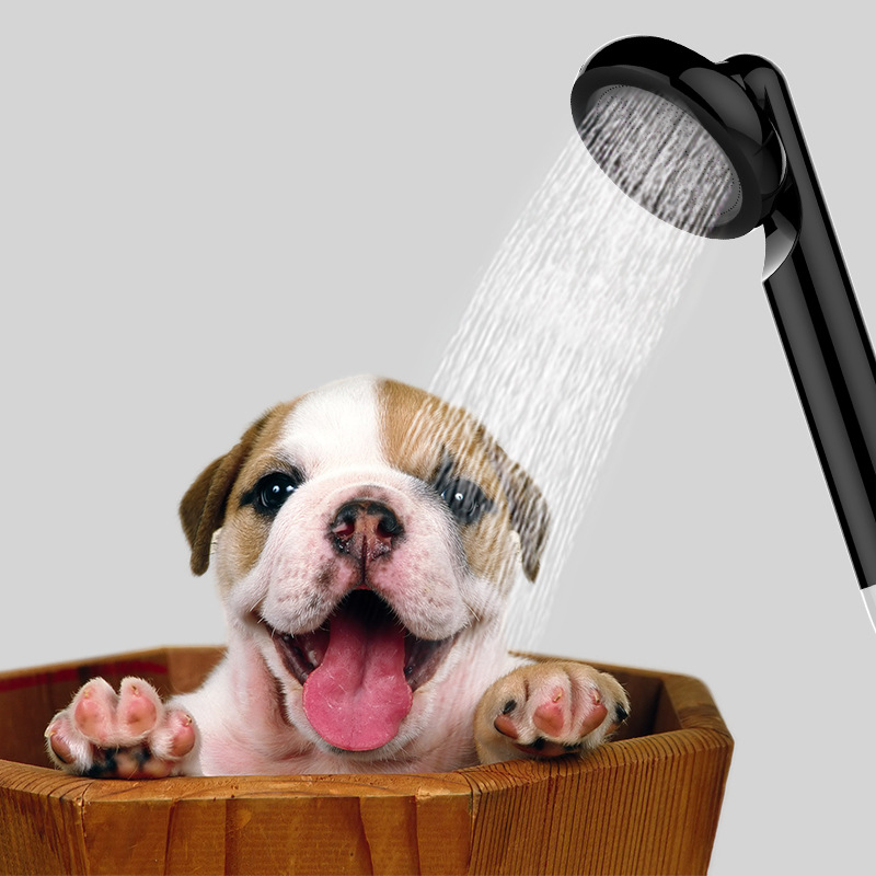 Camping shower - Rechargeable - Black - Image 3