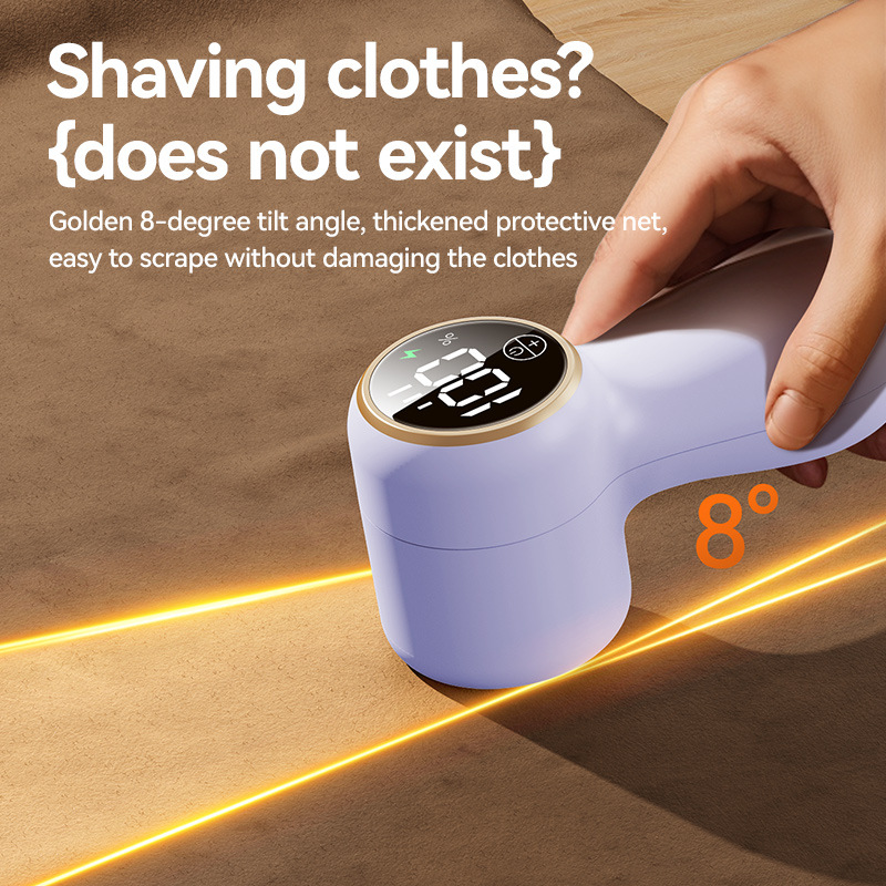 Lint Remover Electric – Portable Clothes Depiller & Fabric Shaver – Removes Lint, Hair and Pilling from Sweaters & Jackets – Rechargeable and Safe for Fabrics-White - Image 3