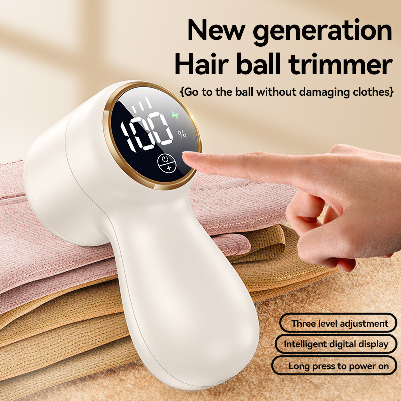 Lint Remover Electric – Portable Clothes Depiller & Fabric Shaver – Removes Lint, Hair and Pilling from Sweaters & Jackets – Rechargeable and Safe for Fabrics-White - Image 4