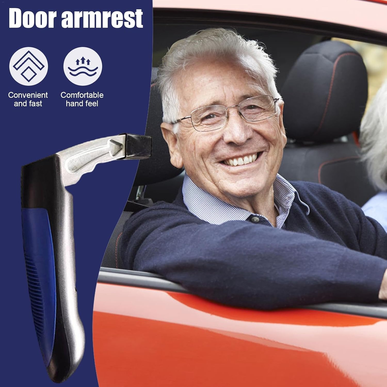 Car Door Assist Handle for Elderly, Non-Slip Mobility Aid - Image 3