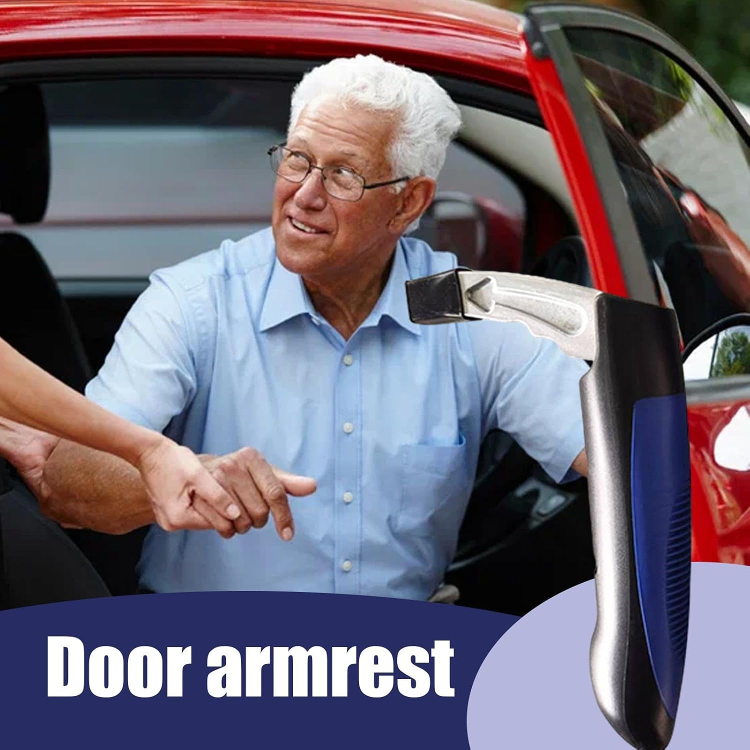 Car Door Assist Handle for Elderly, Non-Slip Mobility Aid - Image 4
