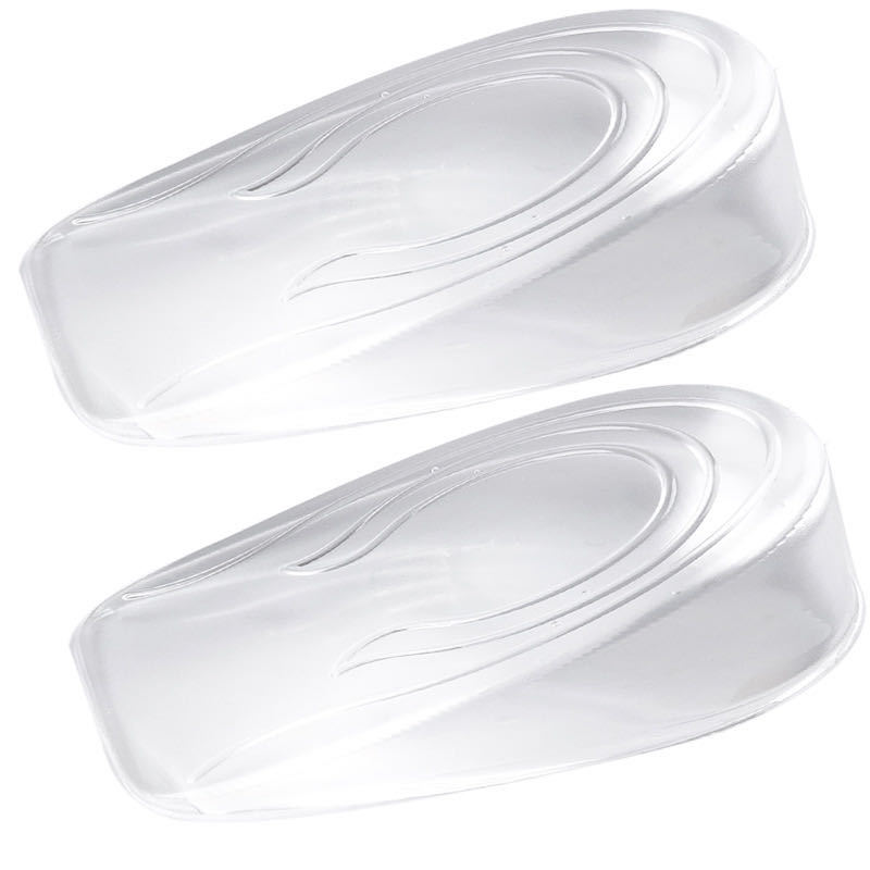 Invisible insole with increasing height – PU silicone heel cushion – 2 cm high – Soft, shock-absorbing and non-slip – Suitable for men's sizes 40-46 - Image 1