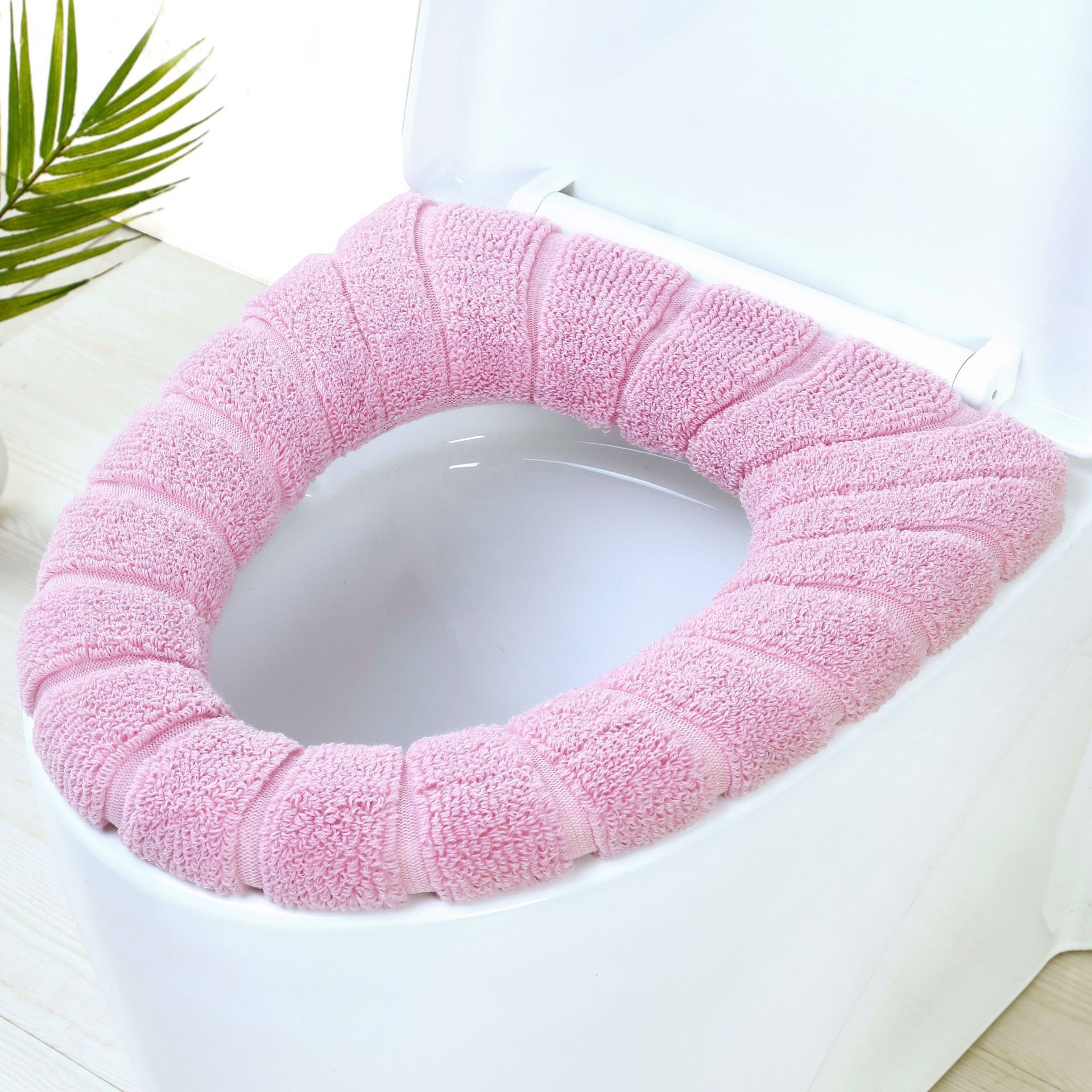 Toilet Seat Warm Cushion – Thick Toilet Seat Cover – Soft O-Shape Seat Cover Protector – Removable & Washable – Universal Size – Pack of 4 - Image 2