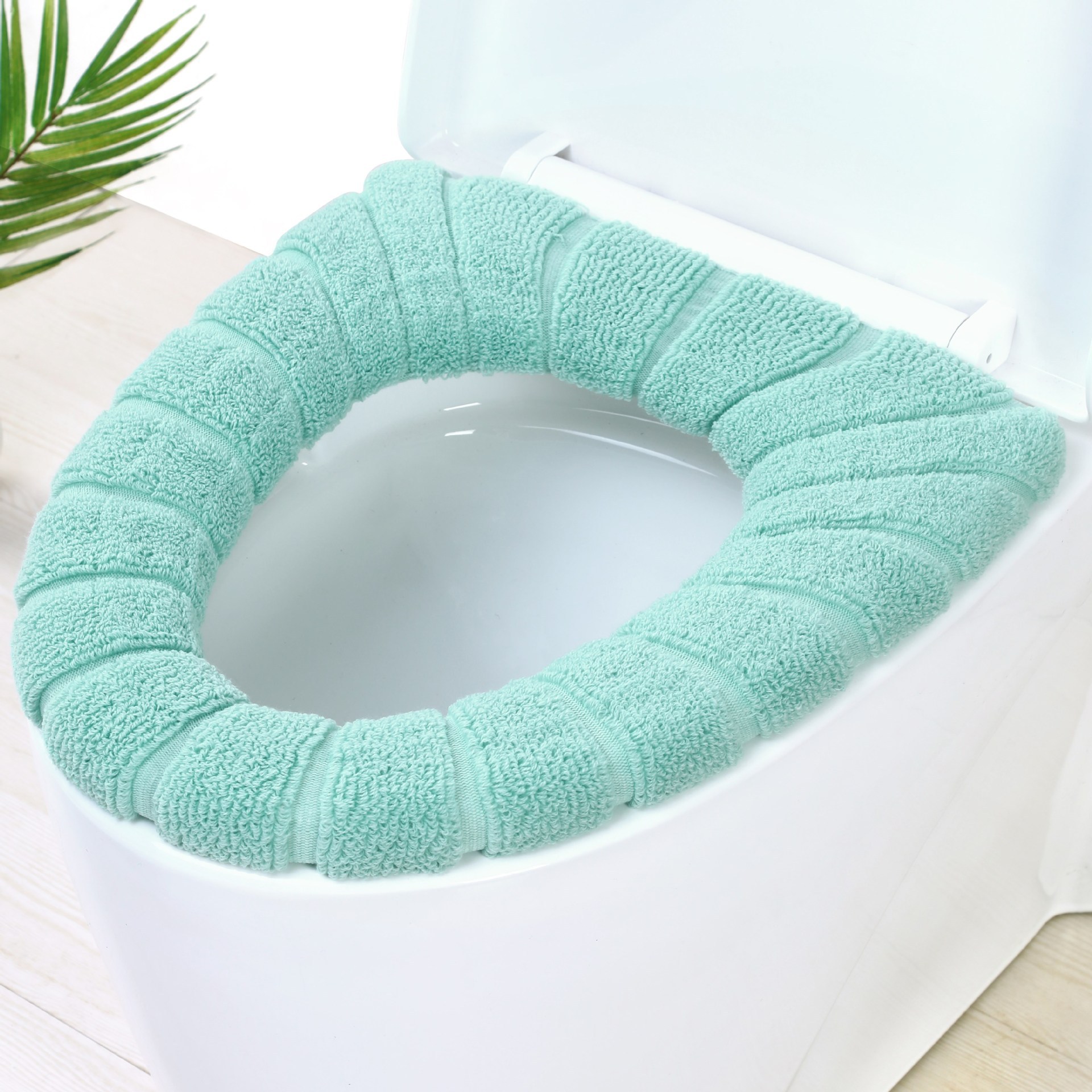 Toilet Seat Warm Cushion – Thick Toilet Seat Cover – Soft O-Shape Seat Cover Protector – Removable & Washable – Universal Size – Pack of 4 - Image 3