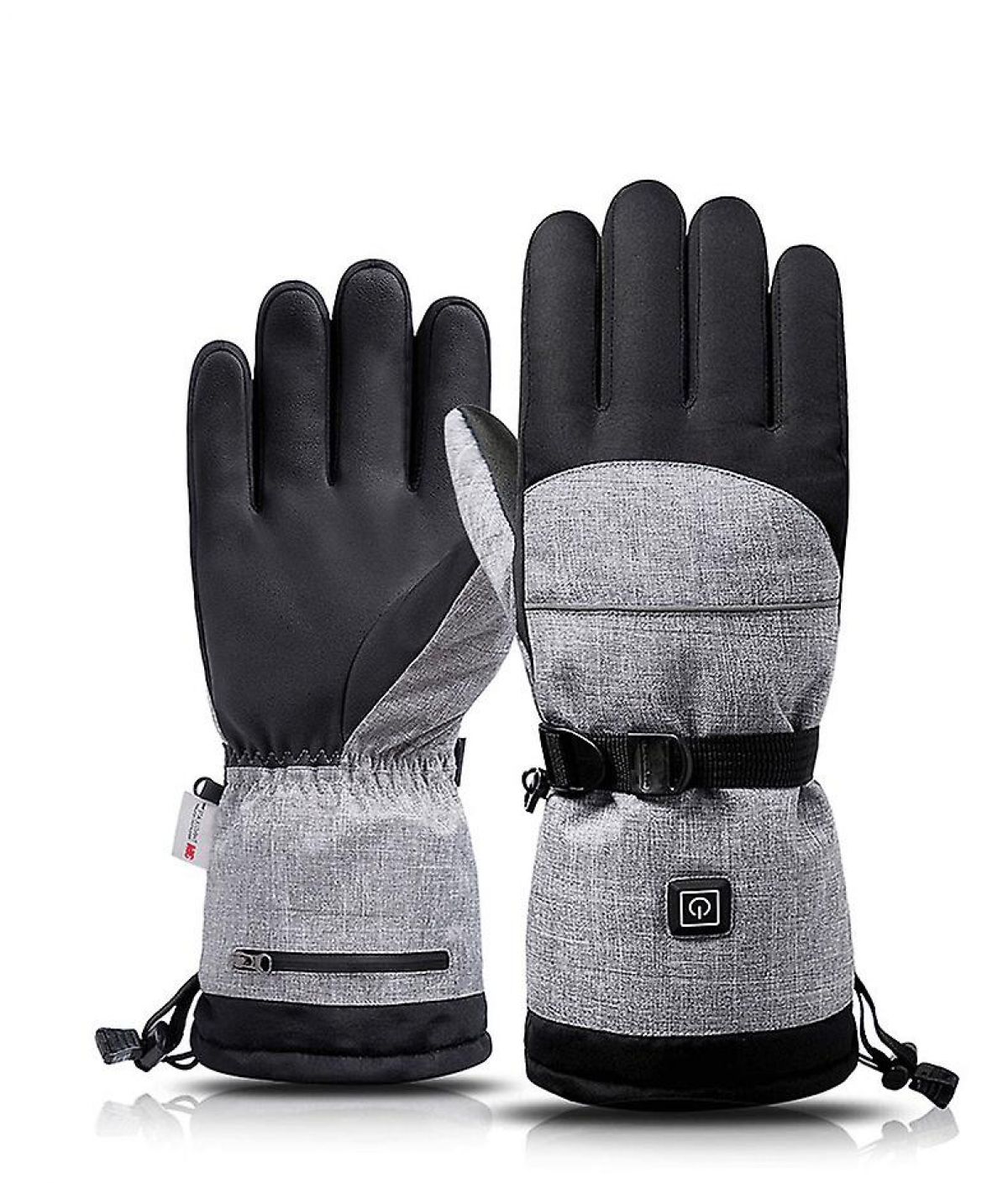 Electric Heated Gloves for Men and Women with 3 Heat Levels, Carbon Fiber Heating Panels and 3M Thinsulate Cotton, Waterproof PU Palm for Winter Sports - Image 5