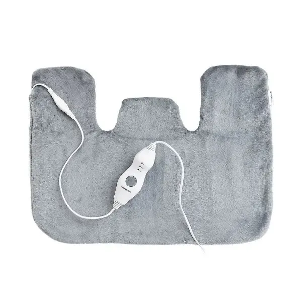 Electric Neck and Shoulder Heating Pad with 3 Temperature Levels 40-60°C, Soft Polyester Cover Removable and Washable, 2-Hour Auto Shut-Off for Pain Relief - Image 2