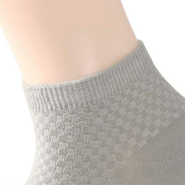 Black Bamboo Socks 5-Pack with Comfort Elastic, Soft Breathable 95% Bamboo 5% Spandex, Naturally Antibacterial Moisture-Wicking for Men and Women EU 38-44 - Image 3
