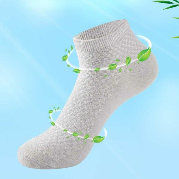 Black Bamboo Socks 5-Pack with Comfort Elastic, Soft Breathable 95% Bamboo 5% Spandex, Naturally Antibacterial Moisture-Wicking for Men and Women EU 38-44 - Image 6