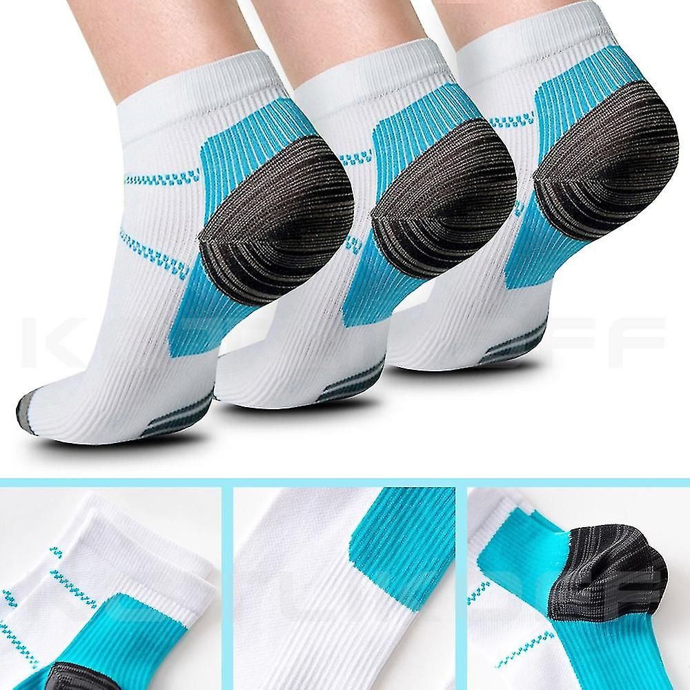 High Quality Foot Compression Socks for Plantar Fasciitis Heel Spurs Arch Pain, Comfortable Varicose Vein Socks L/XL (40-44) for Men and Women - Image 1