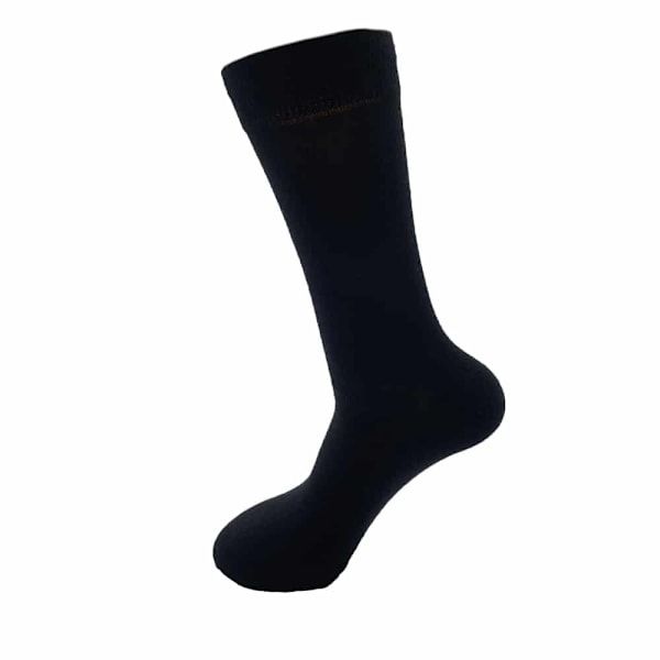 Black Bamboo Socks 10 Pairs for Women Men, Soft Breathable 80% Bamboo 15% Polyester 5% Lycra, Moisture-Wicking Lightweight Fit for Size 35-38 - Image 3
