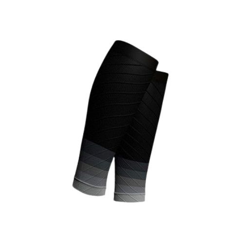 Gray Calf Compression Support Socks 1 Pair, Lightweight Breathable Nylon Improves Blood Circulation and Reduces Muscle Fatigue for Sports and Daily Wear - Image 1