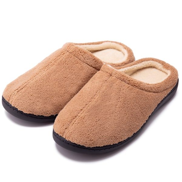 Unisex Relax Gel Slippers with Memory Foam and Anti-Fatigue Sole, Warm Plush Lining for Home, Comfortable Cushioned S Size for Indoor Use - Image 1