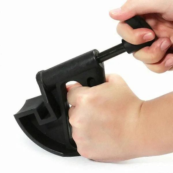 2pcs Car Tire Changer Rim Clamp Tire Mounting Machine Rim Pressing Tool Wheel Changing Aid Rim Clamp Adapter Black Accessories, Made of Plastic - Image 3