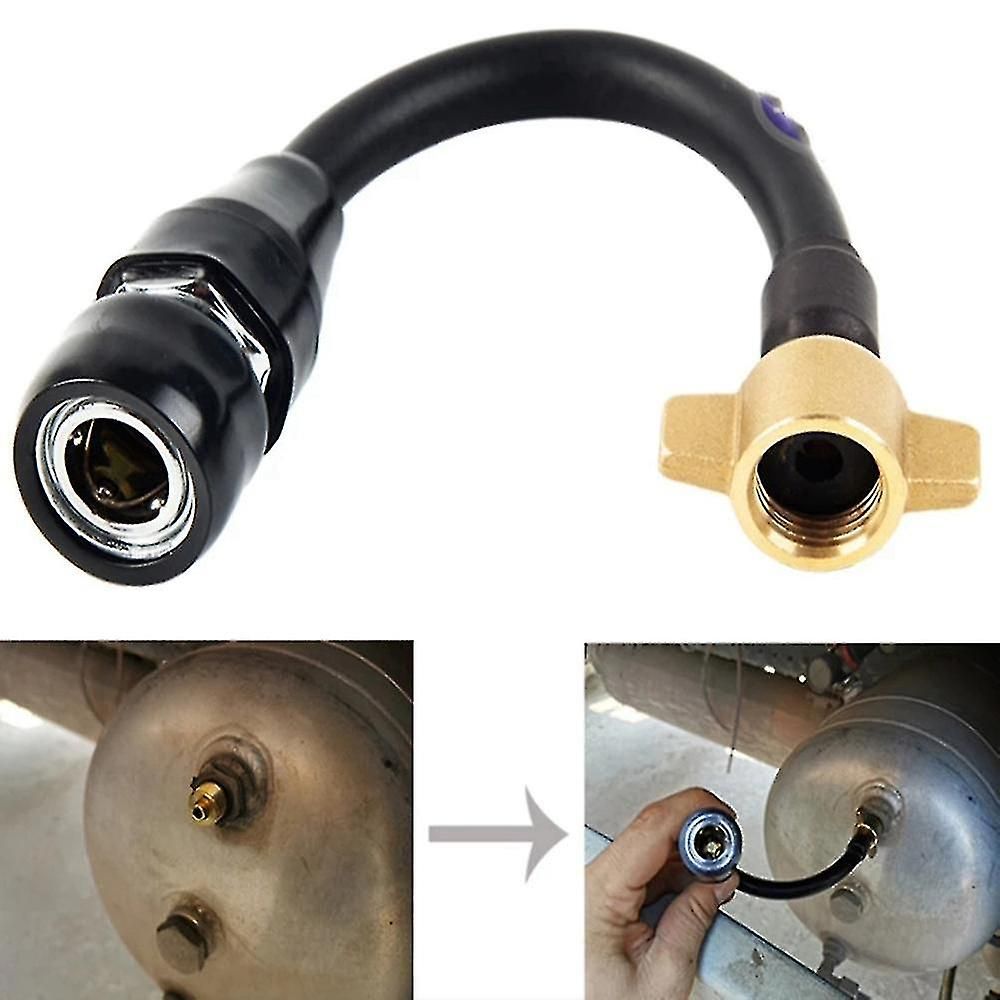 Truck Air Tank Air Intake Connection Pipe Connection Pipe Truck Air Pipe Dust Blowing Pipe For Truck Trailer, Made of Rubber - Image 2