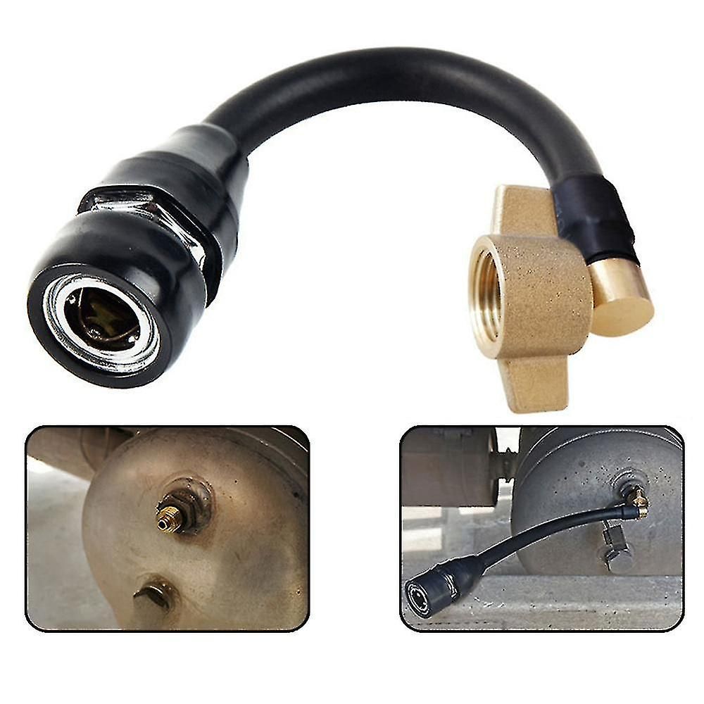 Truck Air Tank Air Intake Connection Pipe Connection Pipe Truck Air Pipe Dust Blowing Pipe For Truck Trailer, Made of Rubber - Image 3