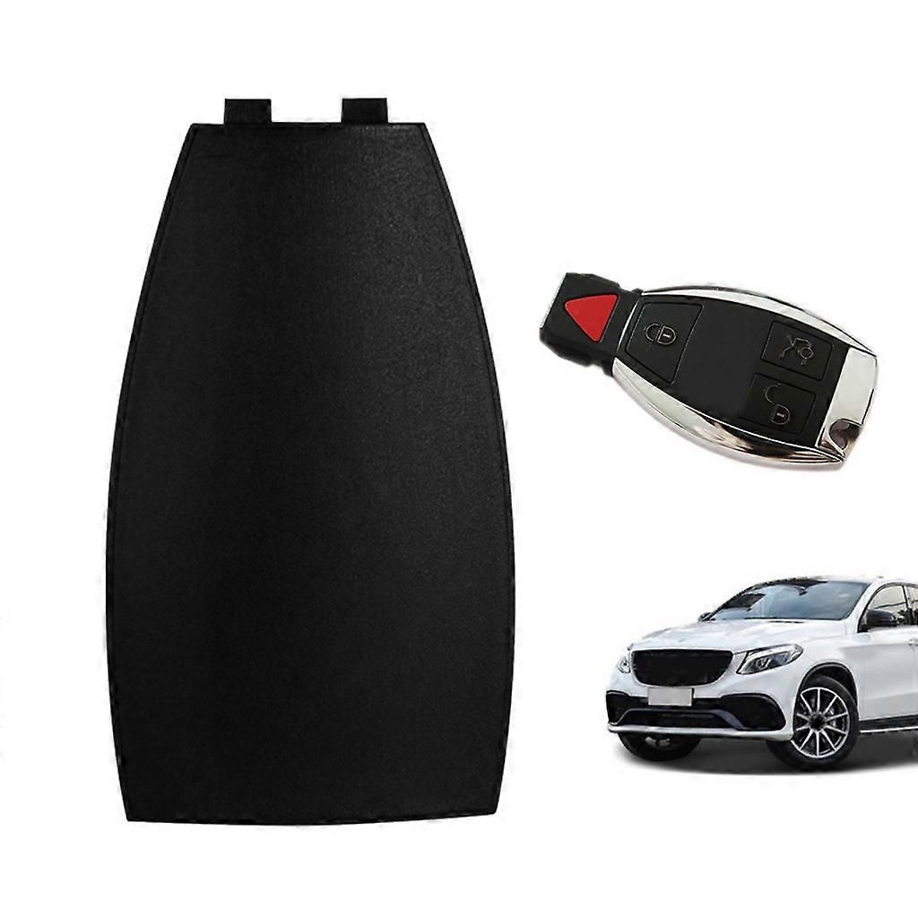 Heavy Duty Car Key Rear Cover Replacement for  S300 S350 E260 C200 GLK300 ML350 B200 Key Case, Made of Pvc, Black Color - Image 2