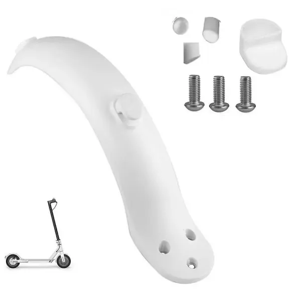 High Performance Compatible Scooter Rear Mudguard Xiaomi M365 Pro Mud Guard Guard Bracket, Made of Nylon, Black Color - Image 1