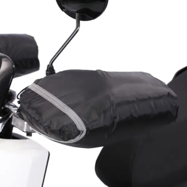 Long Lasting Premium Replacement Motorcycle Grip Handlebar Muff Windproof Waterproof Warm Handlebar Gloves, Made of Nylon - Image 1