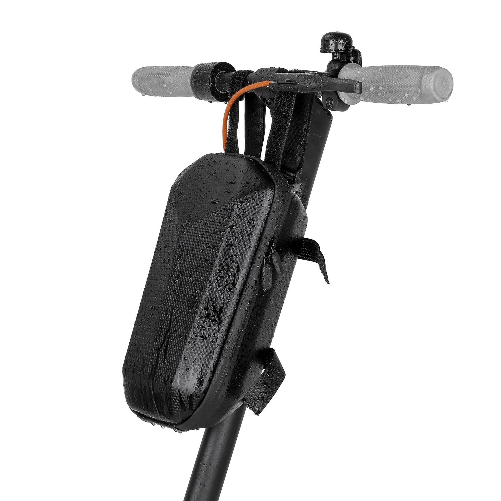 Replacement 4L hard shell bag electric scooter bag hard shell EVA waterproof front bag hanging bag driving folding bicycle bag, Black Color - Image 2