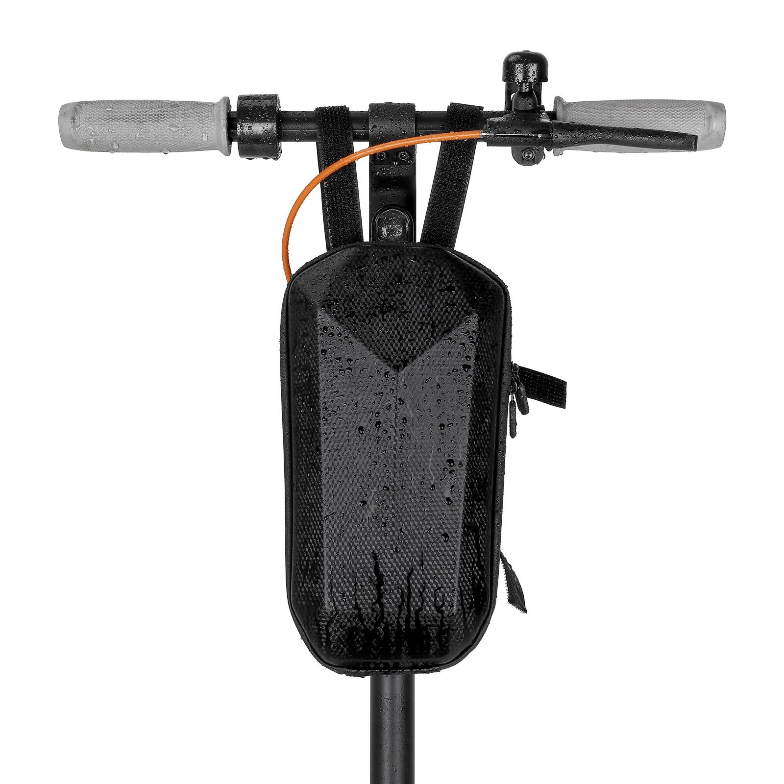 Replacement 4L hard shell bag electric scooter bag hard shell EVA waterproof front bag hanging bag driving folding bicycle bag, Black Color - Image 3