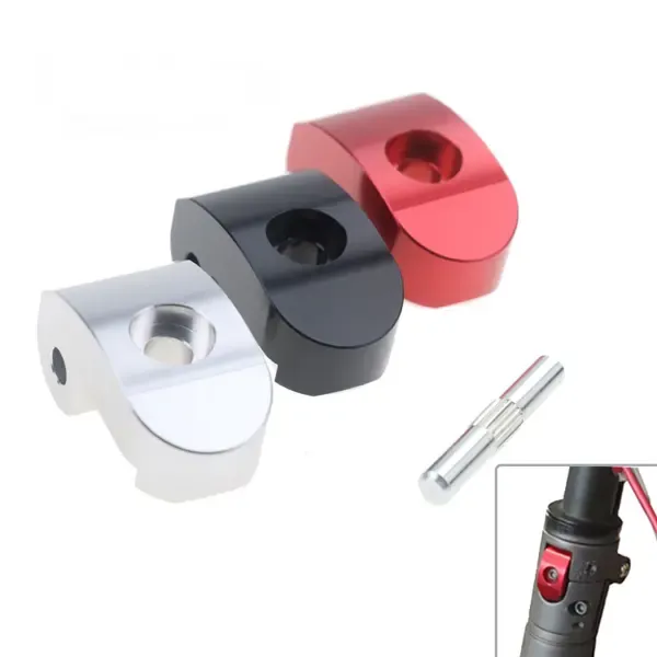 For Xiaomi scooter enhanced folding hook M365 and Pro scooter hardened and thickened folding buckle zipper, Made of Aluminum, Black Color - Image 1