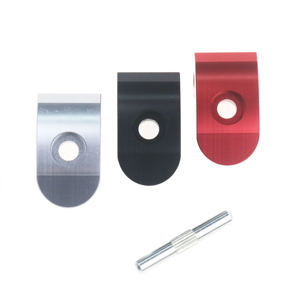 For Xiaomi scooter enhanced folding hook M365 and Pro scooter hardened and thickened folding buckle zipper, Made of Aluminum, Black Color - Image 2