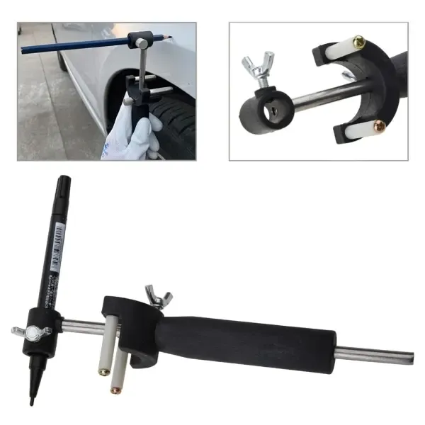 Sturdy Heavy Duty Car Wheel Eyebrow Mark Tool Wheel Arch Parallel Scriber Stainless Steel Rod, Made of Metal, Top Quality - Image 2