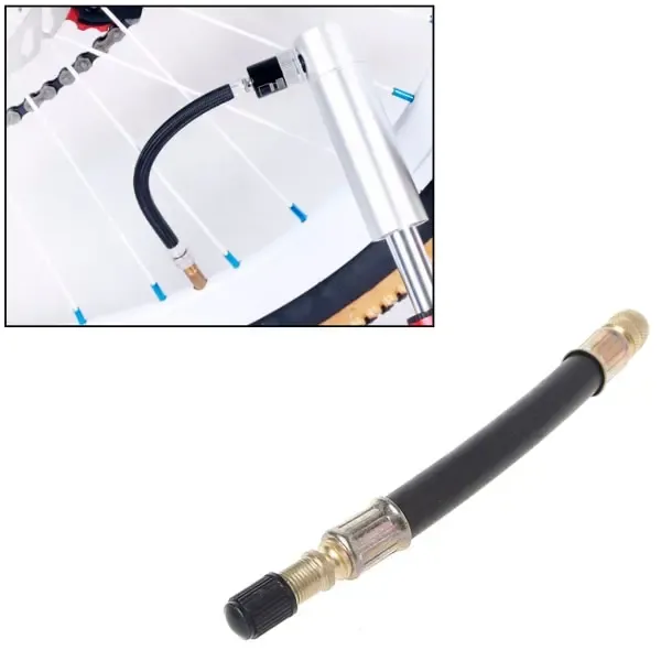 Long Lasting Premium Bicycle pump for valve extender Extension tube Rubber inflation tube Hose Electro null - 90 - Image 3