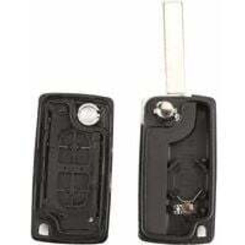 Folding car key shell, suitable Replacement for  2 or 3 buttons, for Peugeot and Citroen, remote control CE0523-CE0536 - Image 2