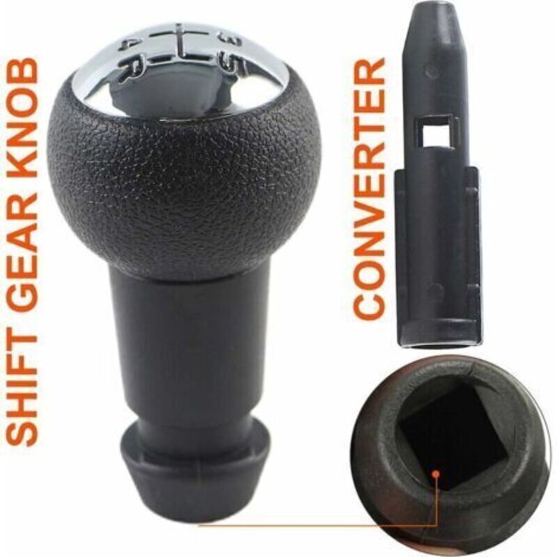 Replacement Speed Manual Gear Shift Knob for Peugeot 106 107 205 207 306 307 308 405 406 407 607 / CITROEN C2 C3 C4 Picasso - Black & Silver. - Image 4