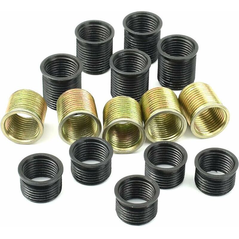 16 Pieces Spark Plug Thread Repair Kit, M14 x 1.25 mm Spark Plug Thread Repair Kit, M16 Tap with Portable Case, Spark Plug Repair Tool., Made of Steel - Image 5