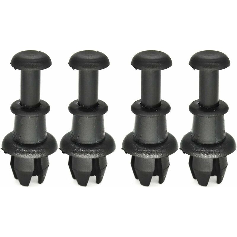 Replacement 4pcs rear parcel shelf mounting clips audi a3 s3 q5 sq5 vw golf r32 gti tiguan polo black, Made of Plastic - Image 2