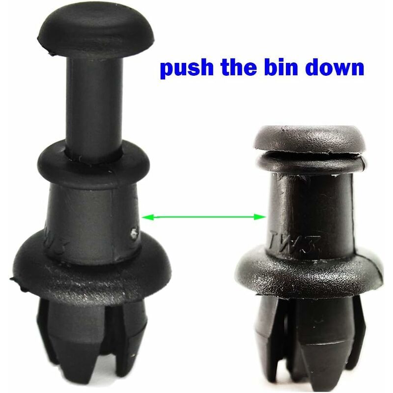 Replacement 4pcs rear parcel shelf mounting clips audi a3 s3 q5 sq5 vw golf r32 gti tiguan polo black, Made of Plastic - Image 3