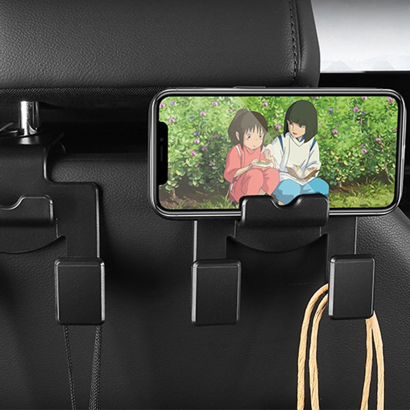 High Performance Phone holder for the back seat of the car, phone holder, headrest hooks, Replacement Part, Made of Abs - Image 2