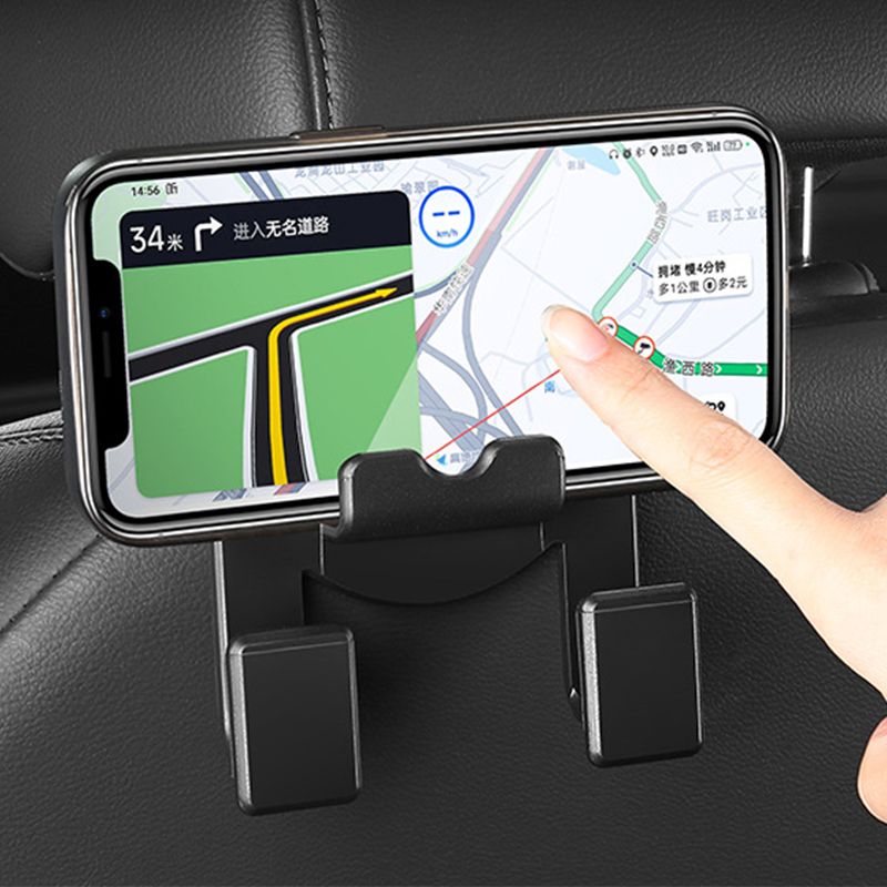 High Performance Phone holder for the back seat of the car, phone holder, headrest hooks, Replacement Part, Made of Abs - Image 3