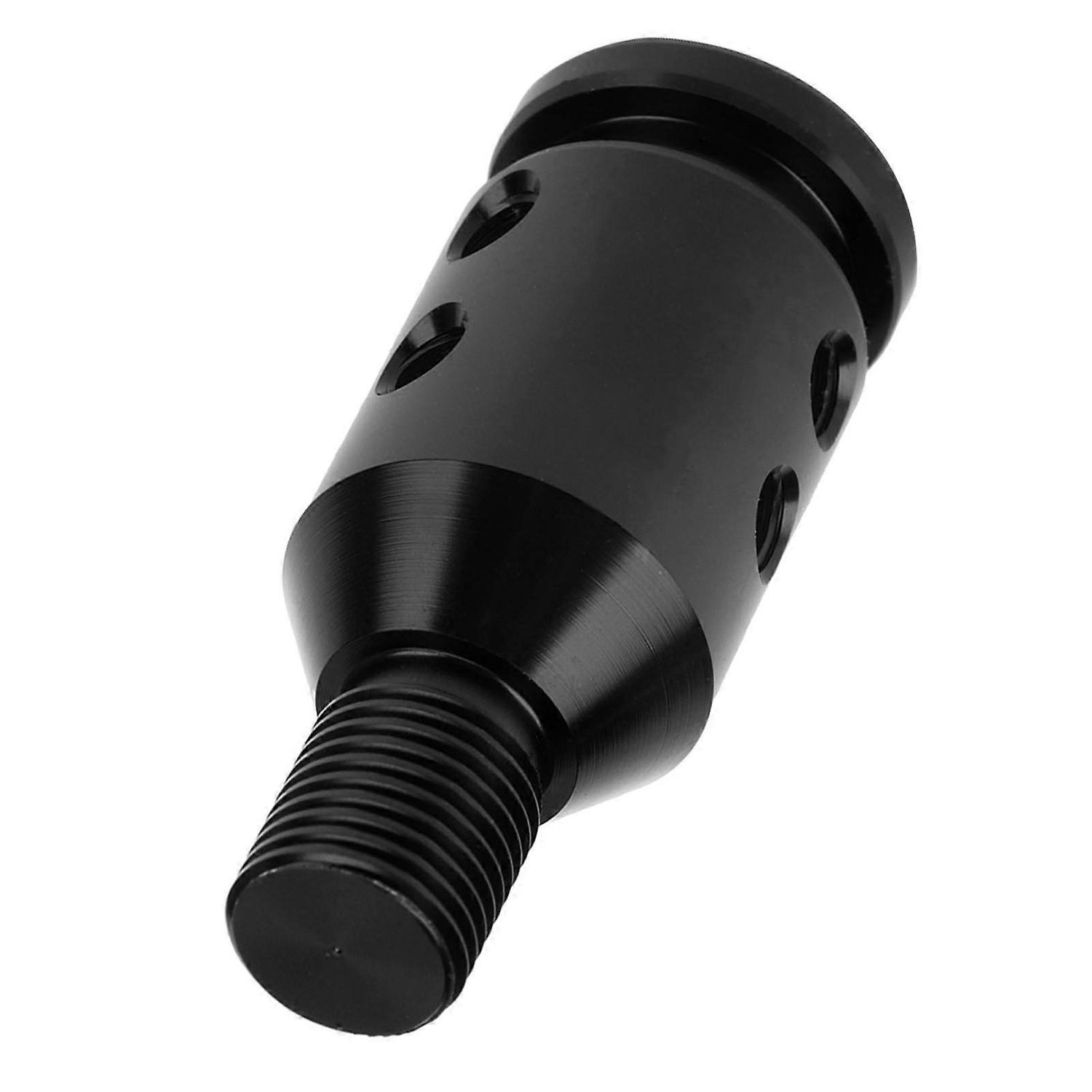 Universal Car Gear Shift Knob Adapter Compatible with Non-Threaded Gear Shifters 12x1.25-Perfect, Made of Aluminum, Black Color - Image 4