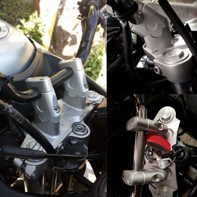Sturdy Heavy Duty Universal 22mm Motorcycle Handlebar Riser Clamp Adapter, Chrome, Made of Aluminum, Top Quality - Image 5