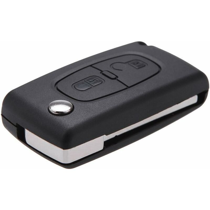 Key Shell, Peugeot Key Case Pouch Protective Cover Replacement for  Peugeot 207 307 308 ce0536, Made of Plastic - Image 1