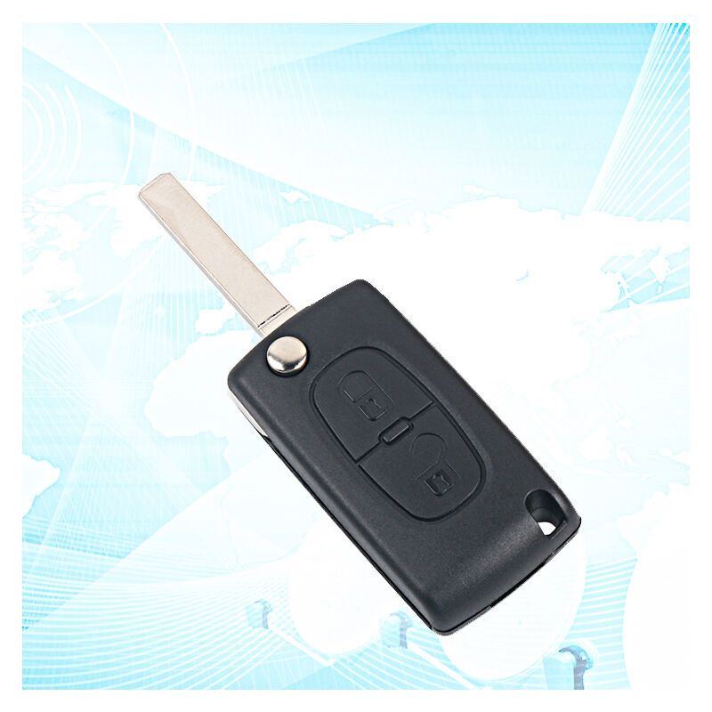 Key Shell, Peugeot Key Case Pouch Protective Cover Replacement for  Peugeot 207 307 308 ce0536, Made of Plastic - Image 4