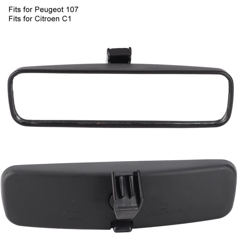 Car Rearview Mirror for Citroen C1, Peugeot 107, Toyota Aygo - Compatible with Clio 3, Saxo 1.4VTS 1.5D 1.0X 1.6VTS 1.1X - ABS 814842 - Image 3