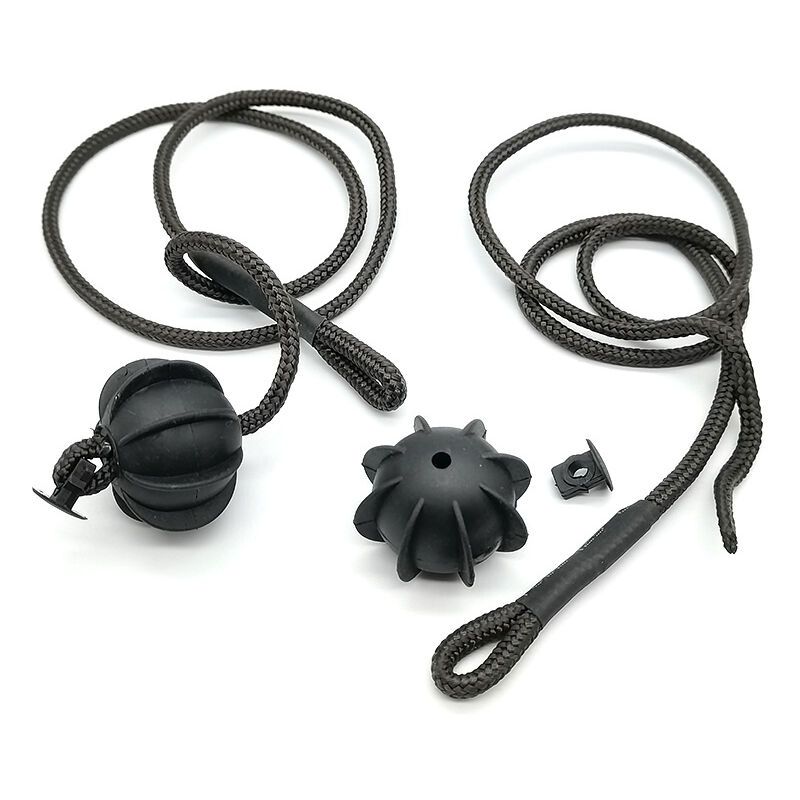 Universal Car Trunk Tie-Down Cord, 2pcs Rope for Rear Shelves, Secure Cargo Net Strap, Fits VW Golf 6 5 4, MK5 MK6 GTI, Made of Rubber - Image 1