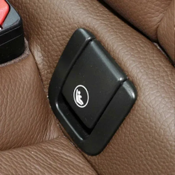 Replacement Bil Bakre Krok Isofix Skydd För V60 V90 Xc40 Xc60 S60 S90 - 2x Svart Barnsäkerhet, Made of Abs, Black Color - Image 3