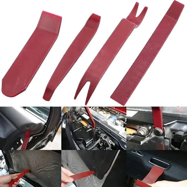 Professional Car Upholstery Removal Tool Kit, Ergonomically Designed Scratch-Free Plastic Tool Set for Seamless Removal of Clips and Fasteners - Image 2