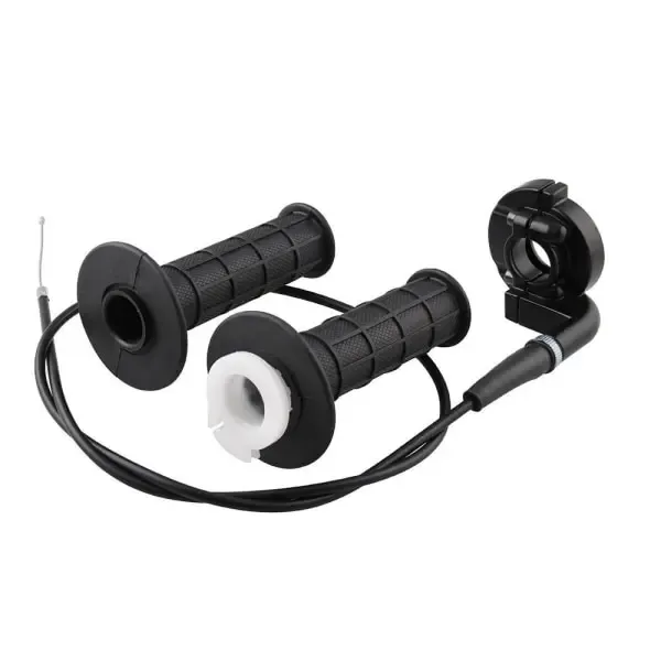 Premium Compatible Motorcycle Throttle Handle Throttle Handle Handle Speed Control, Made of Aluminum, Black Color - Image 1