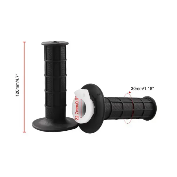 Premium Compatible Motorcycle Throttle Handle Throttle Handle Handle Speed Control, Made of Aluminum, Black Color - Image 2